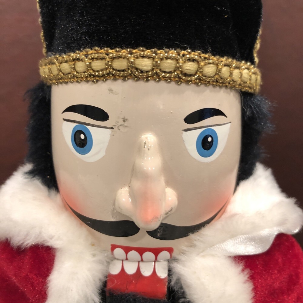 Nutcracker Cape Feather Hat Count Down Blocks on Tray 16”