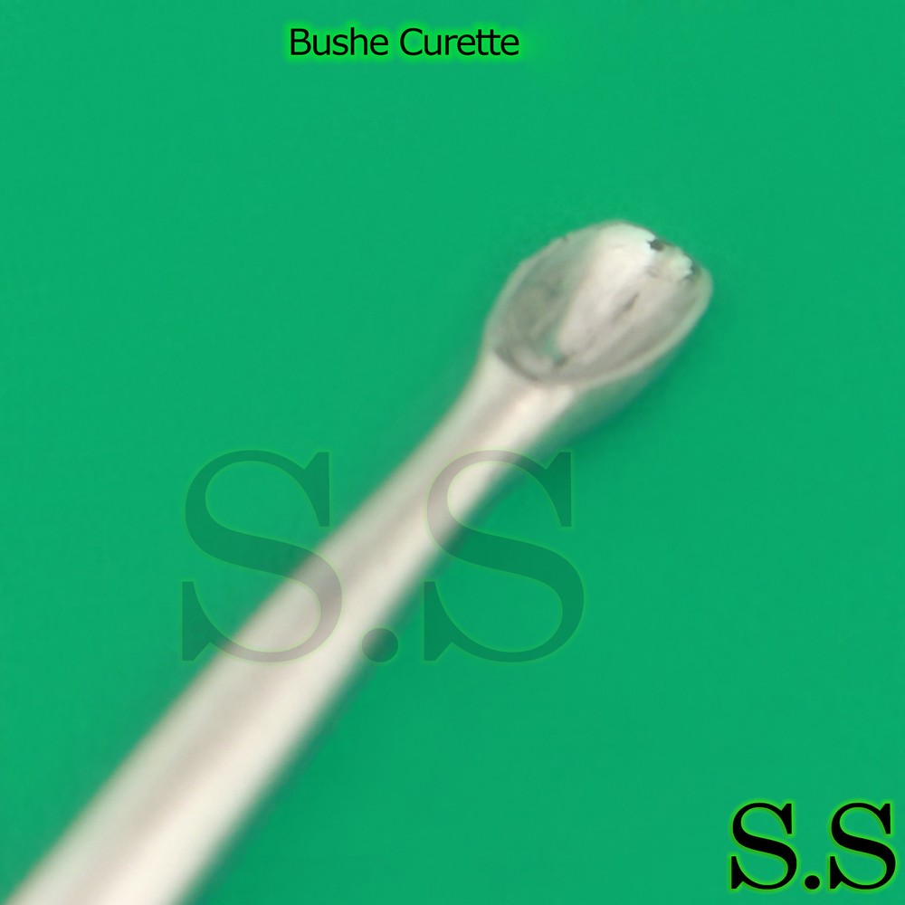 Bushe Curette 25cm + 4mm Surgical Instruments