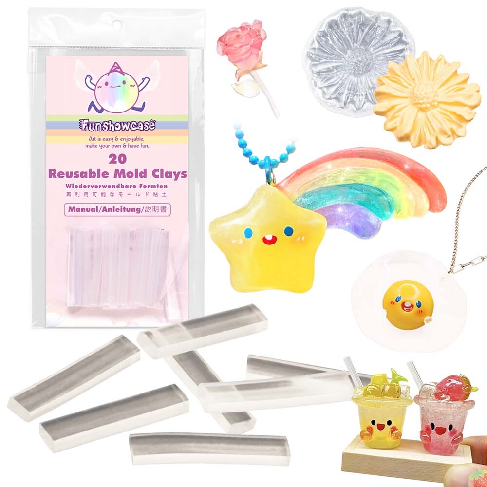 Reusable Resin Clay Moldable Plastic for Sculpting, Mold Making