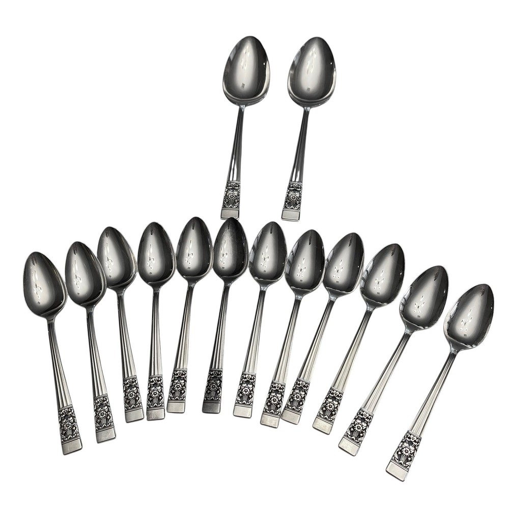 Vintage COMMUNITY SILVER-PLATED Flatware Set For 12 - 67 Pieces Total