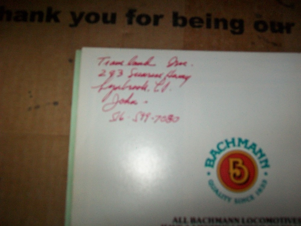 Vintage 1978 Bachmann Model Train Catalog