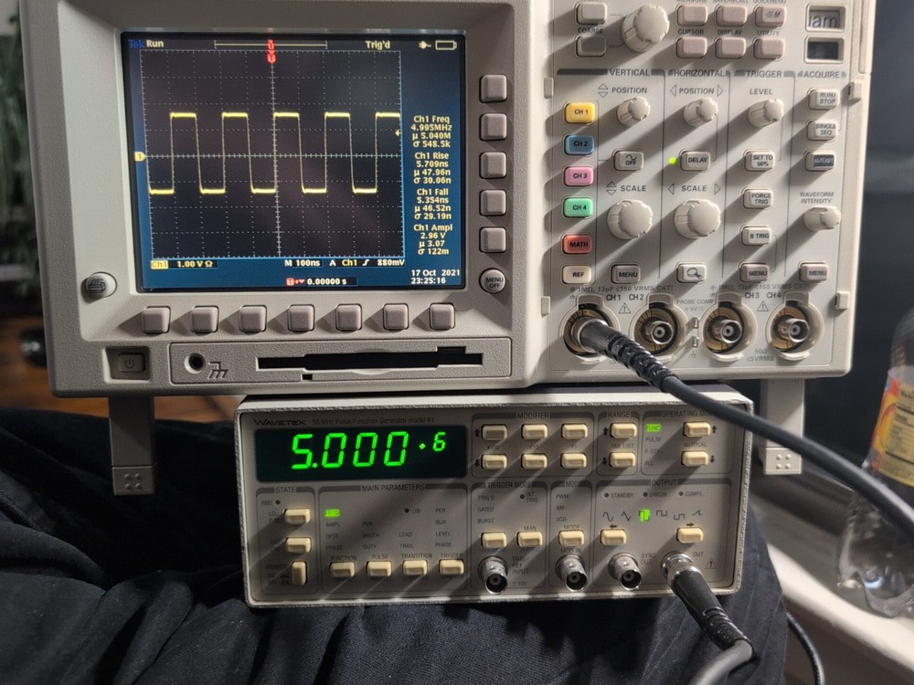 Wavetek 81 Pulse Function Generator, 50 MHz, Tested Working