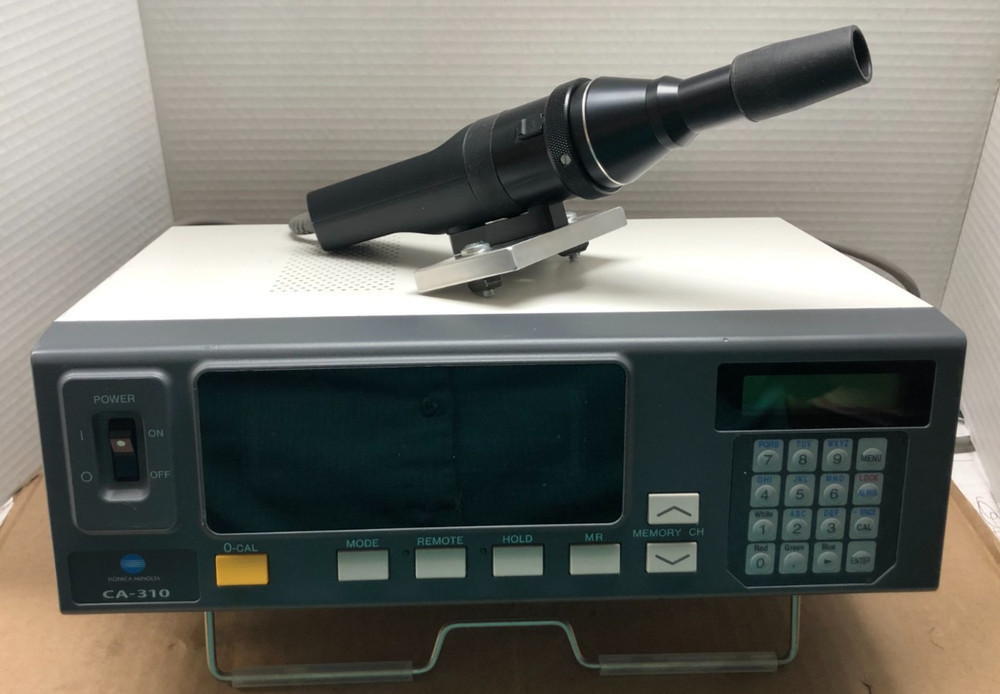 Konica Minolta Color Analyzer CA-310 + Sensor Probe / WITH MANUAL / USED
