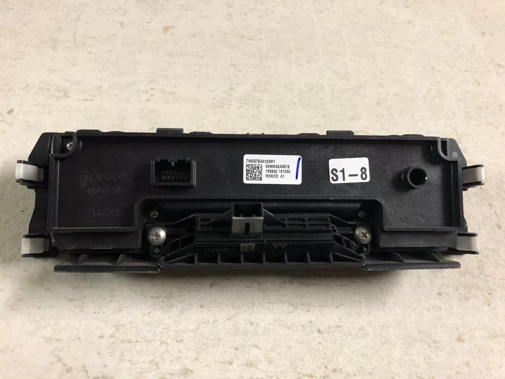 2018 HONDA CIVIC Heater A/C Air Climate Control Panel