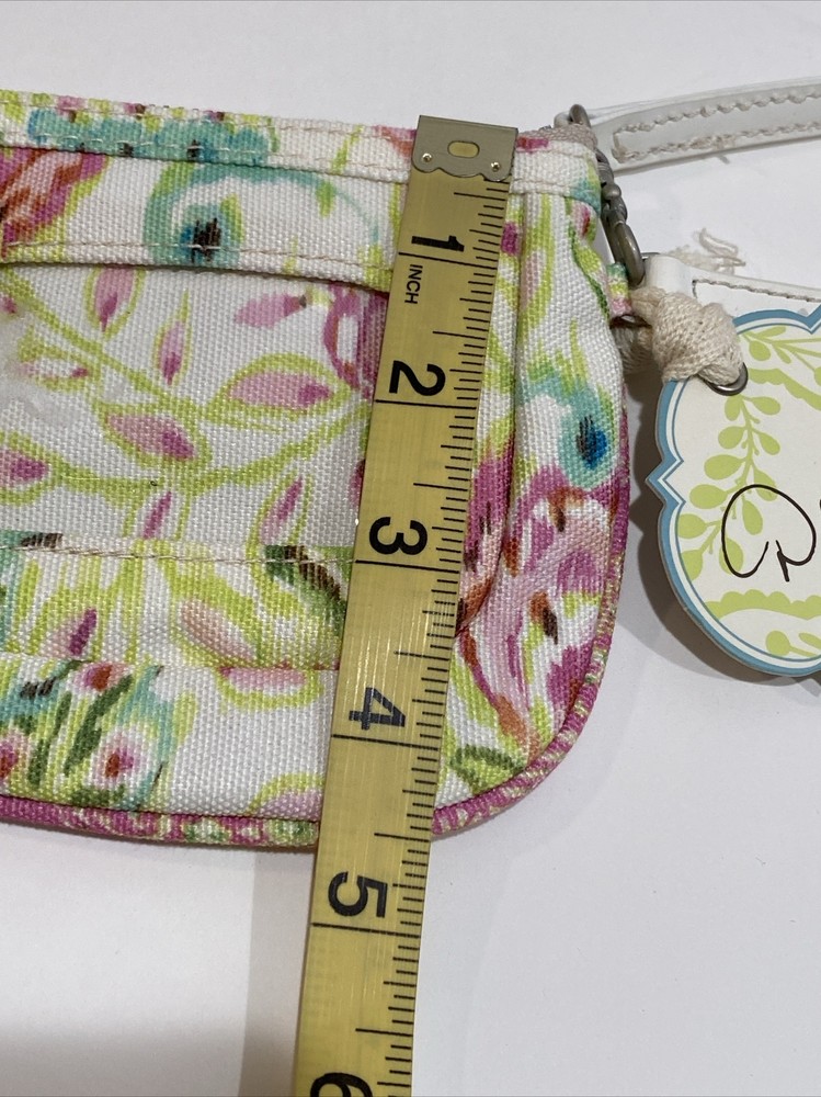 Dena ID Small Wallet While Floral