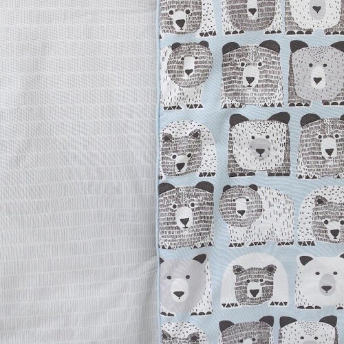 Dwell Studio Bear Hugs 6Pc Crib Bedding Set Include Mobile/Changing Pad++