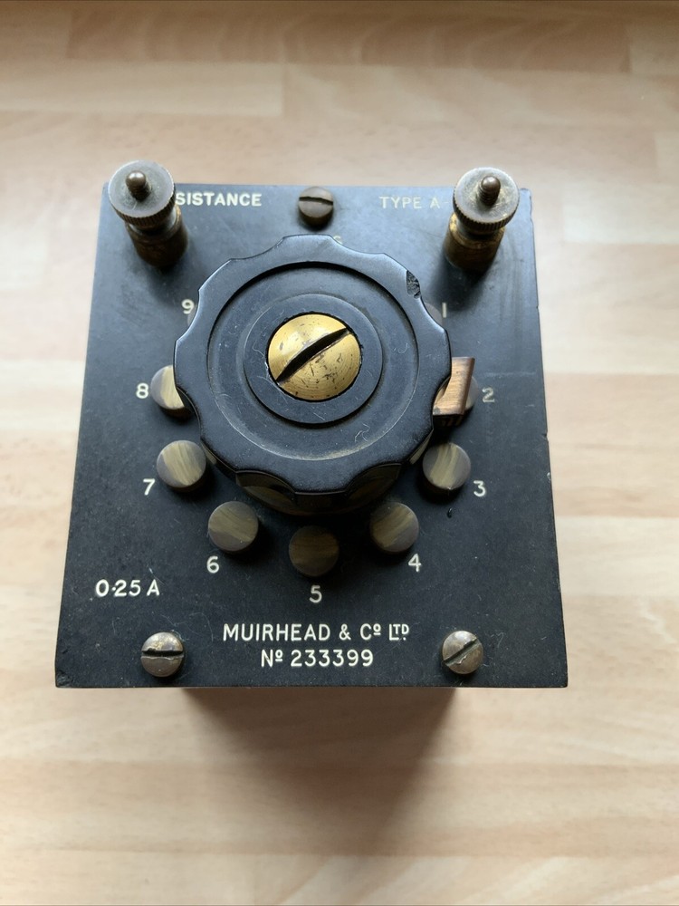 Muirhead Type A-6-C variable resistance box