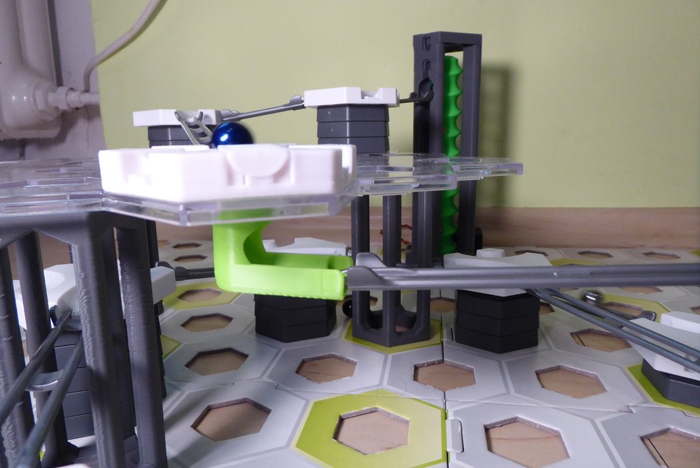 Gravitrax Compatible Dropper Extension; 3D Printing