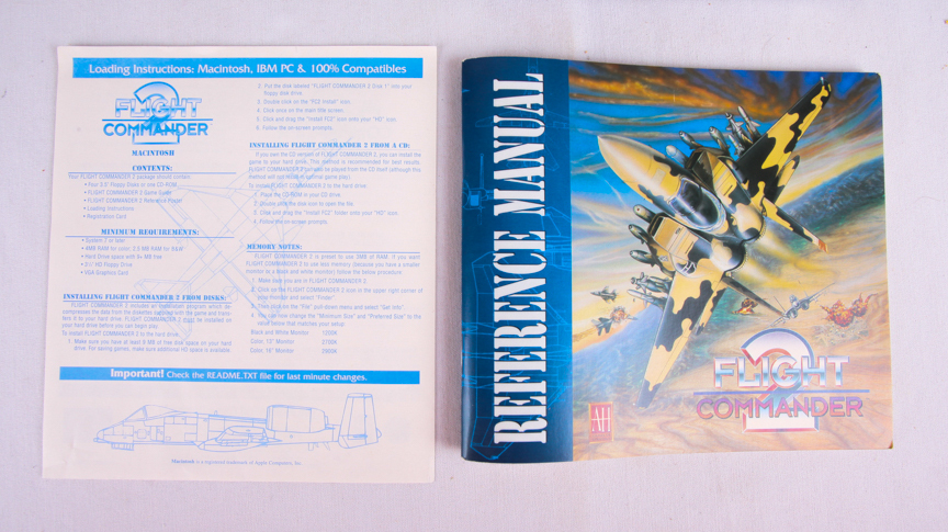 Flight Commander 2 PC Software Game Windows 10 8 7 Vista XP Install, 4 disks