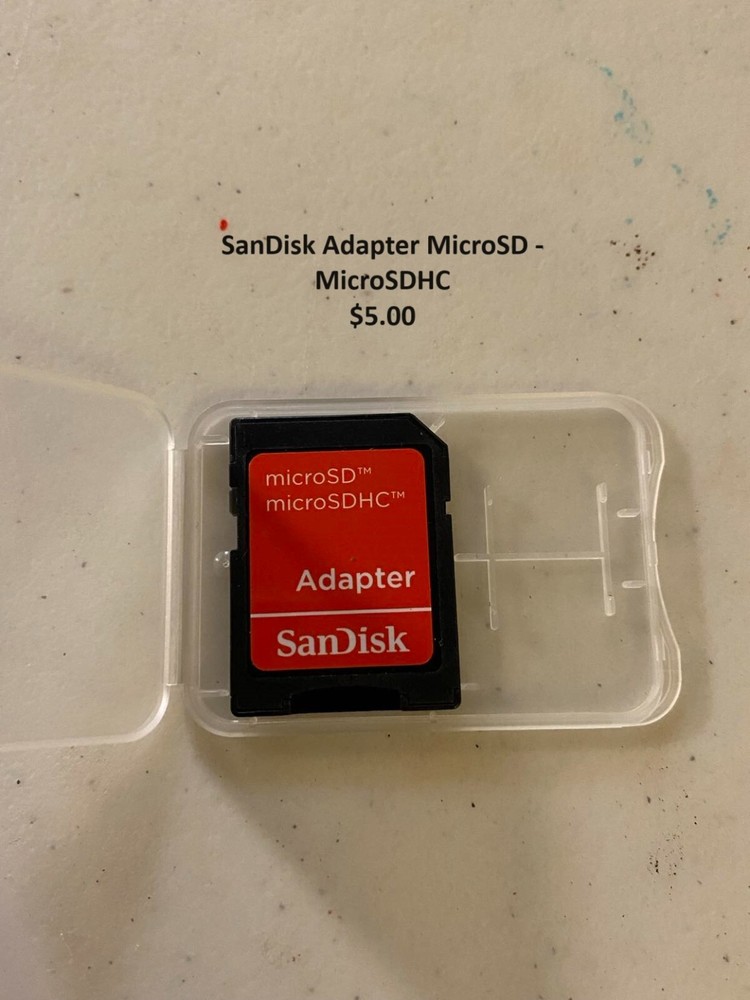 SanDisk MicroSD to SD Memory Card Adapter (MICROSD-Adapter)