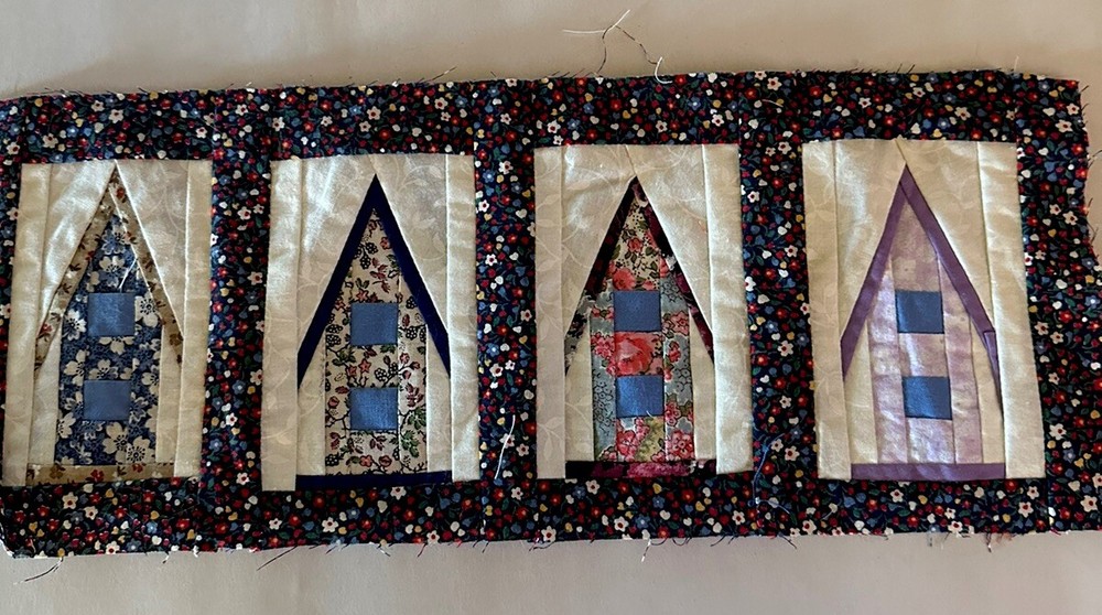Paper Pieced Houses