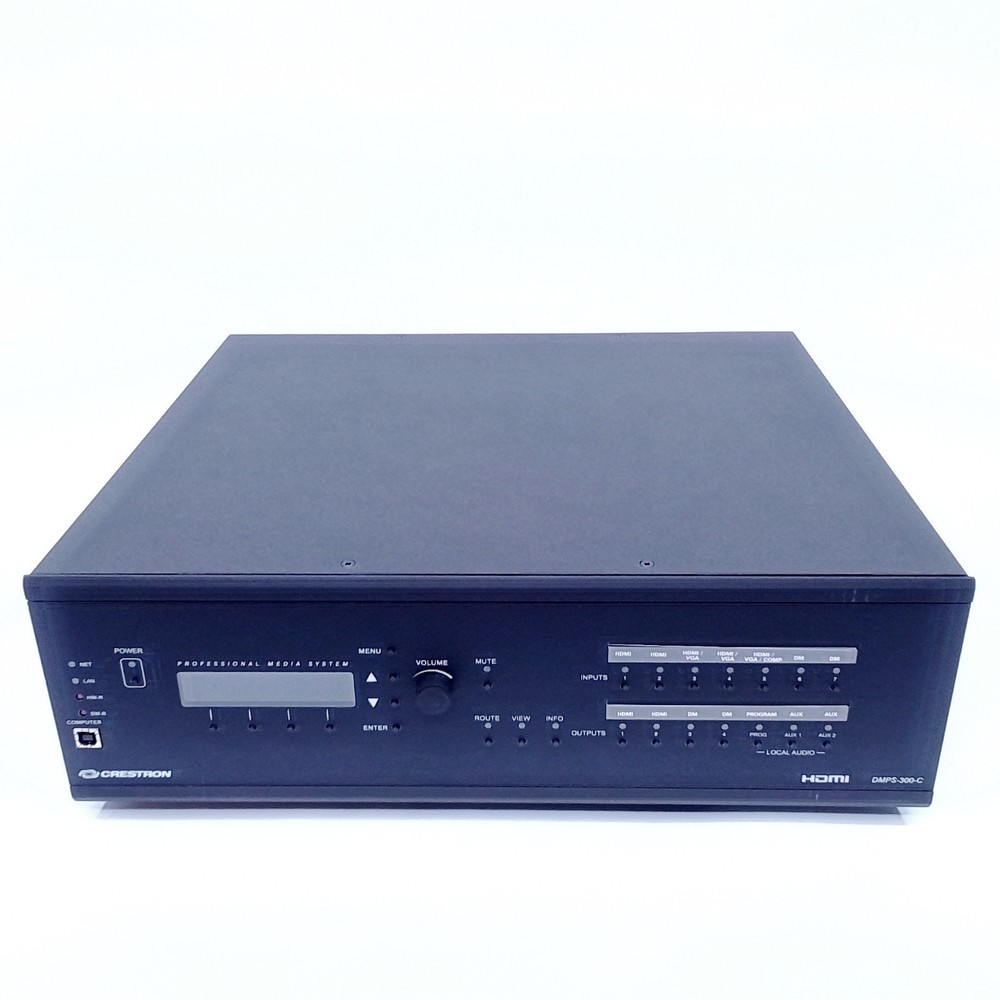 Crestron DMPS-300-C Digital Media AV Processor – Powers On – Clean Used