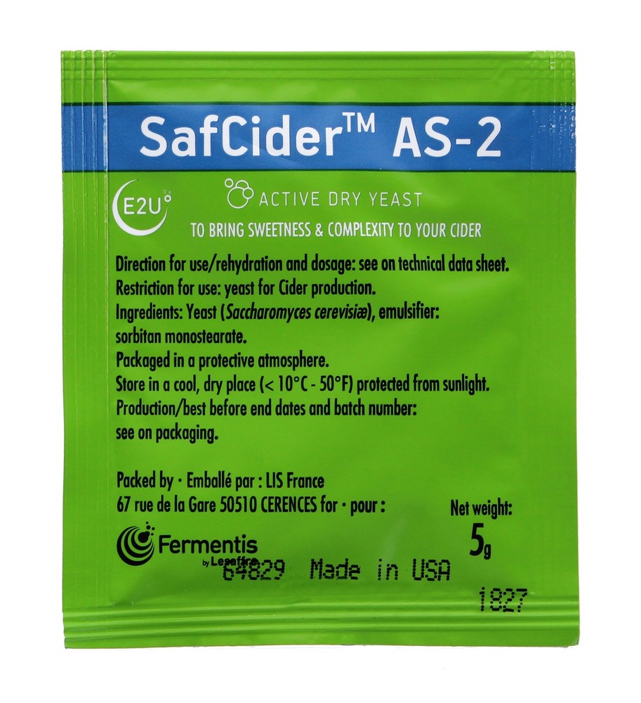 Fermentis SafCider™ AS-2 (5g)