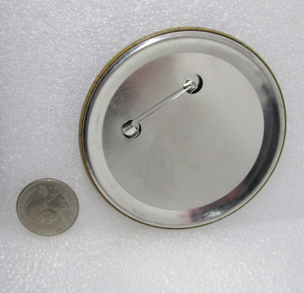 Man Up Take Charge For Your Health Button Pin