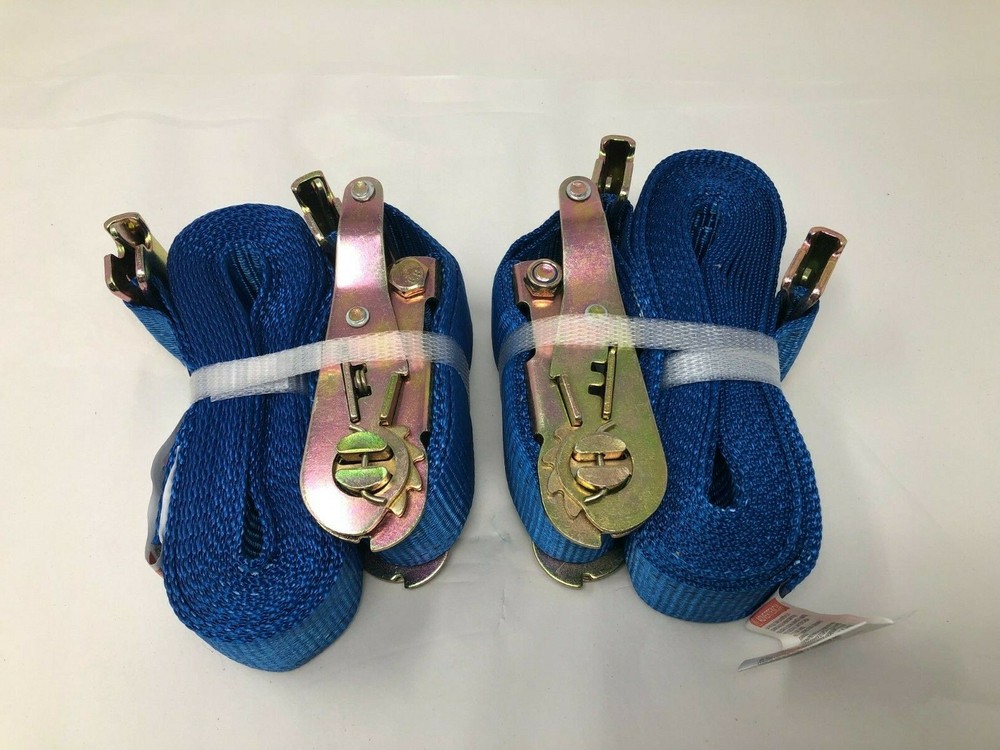 Cargo 2" X 20' w/E Fitting Ratchet Tie Down Strap Lot of 2