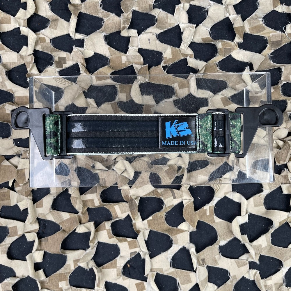 NEW KM Paintball EVS Goggle Strap - Tiger Camo
