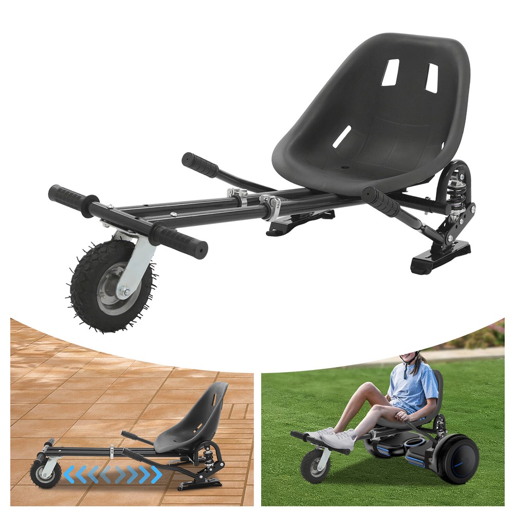 Balancing Scooter Seat Attachment Black Adjustable Hoverboard Seat Attachment