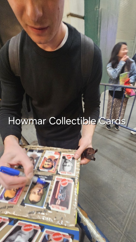 Luke Thallon Custom Signed Card - Celebrity Toons