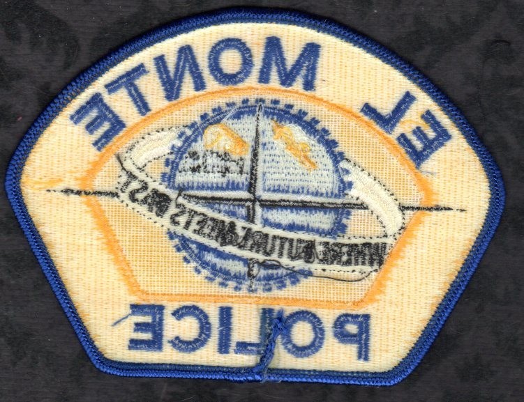 El Monte California Police Patch