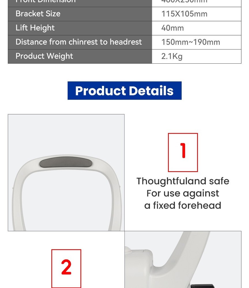 Optometry accessories Ophthalmic autorefractor bracket