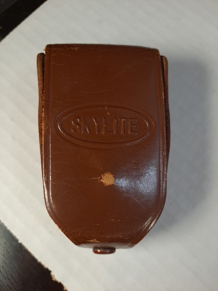 Vintage Skyline Hyper VII Light Meter Leather Case Electric Exposure Untested