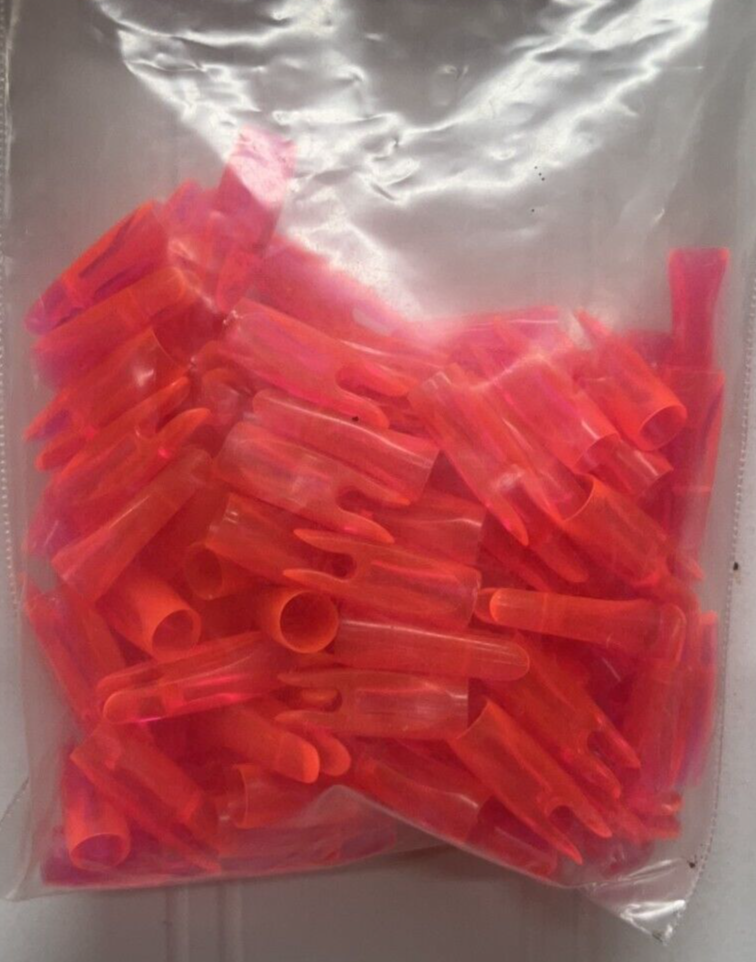 100 pack of trans pink nocks