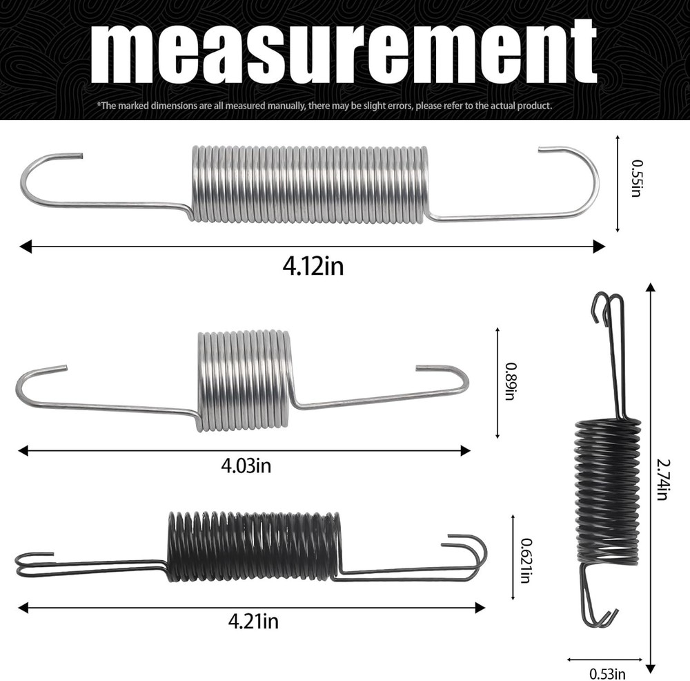 Throttle Return Spring Assortment, Universal Carburetor Return Dual Spring (Comp