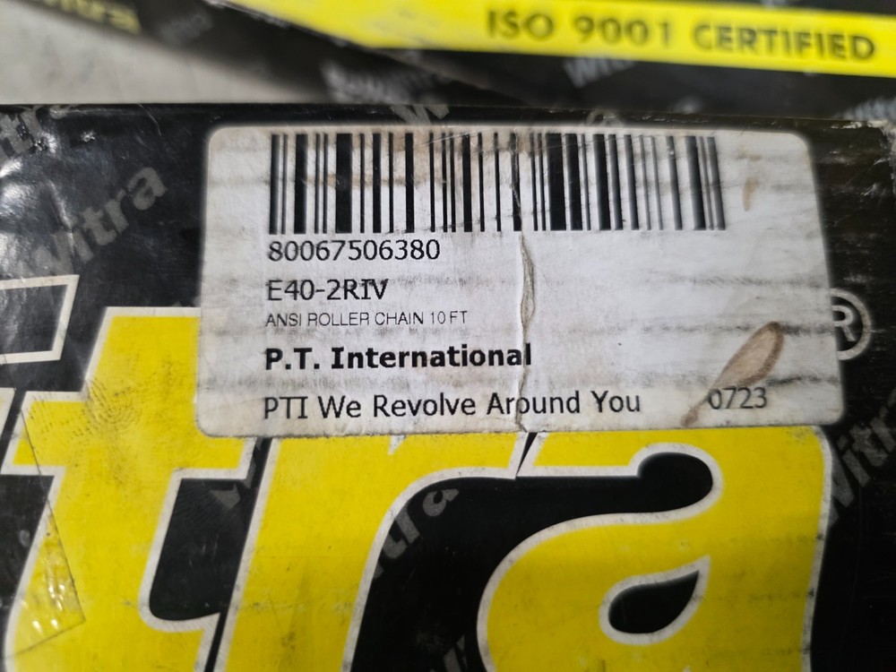 Witra 40-2R 10Ft Roller Chain E40-2R1V