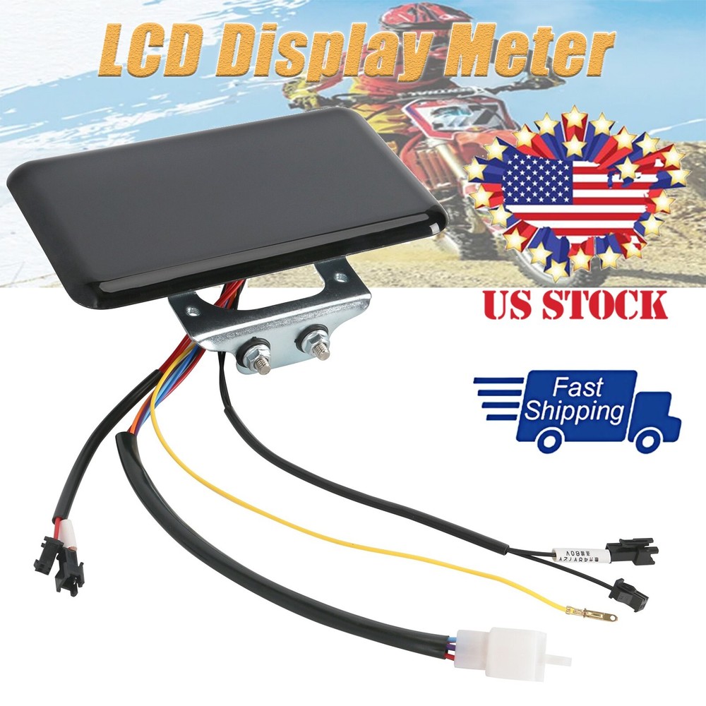48V-72V LCD Display Meter Control Panel Speedometer For Electric Scooter E-Bike