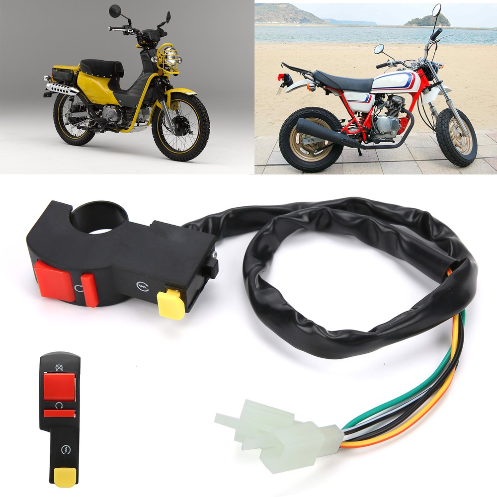 ✈Motorcycle Kill Stop Button Switch Handlebar Ignition On Off Starter Fit For