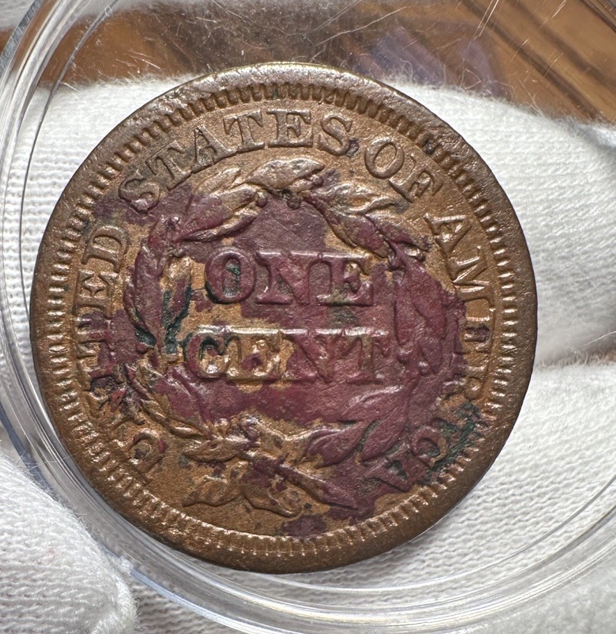 1848 Braided Hair Large Cent