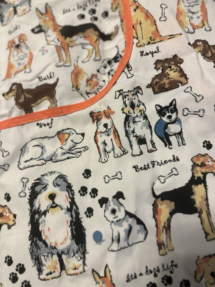 Dog Print Apron