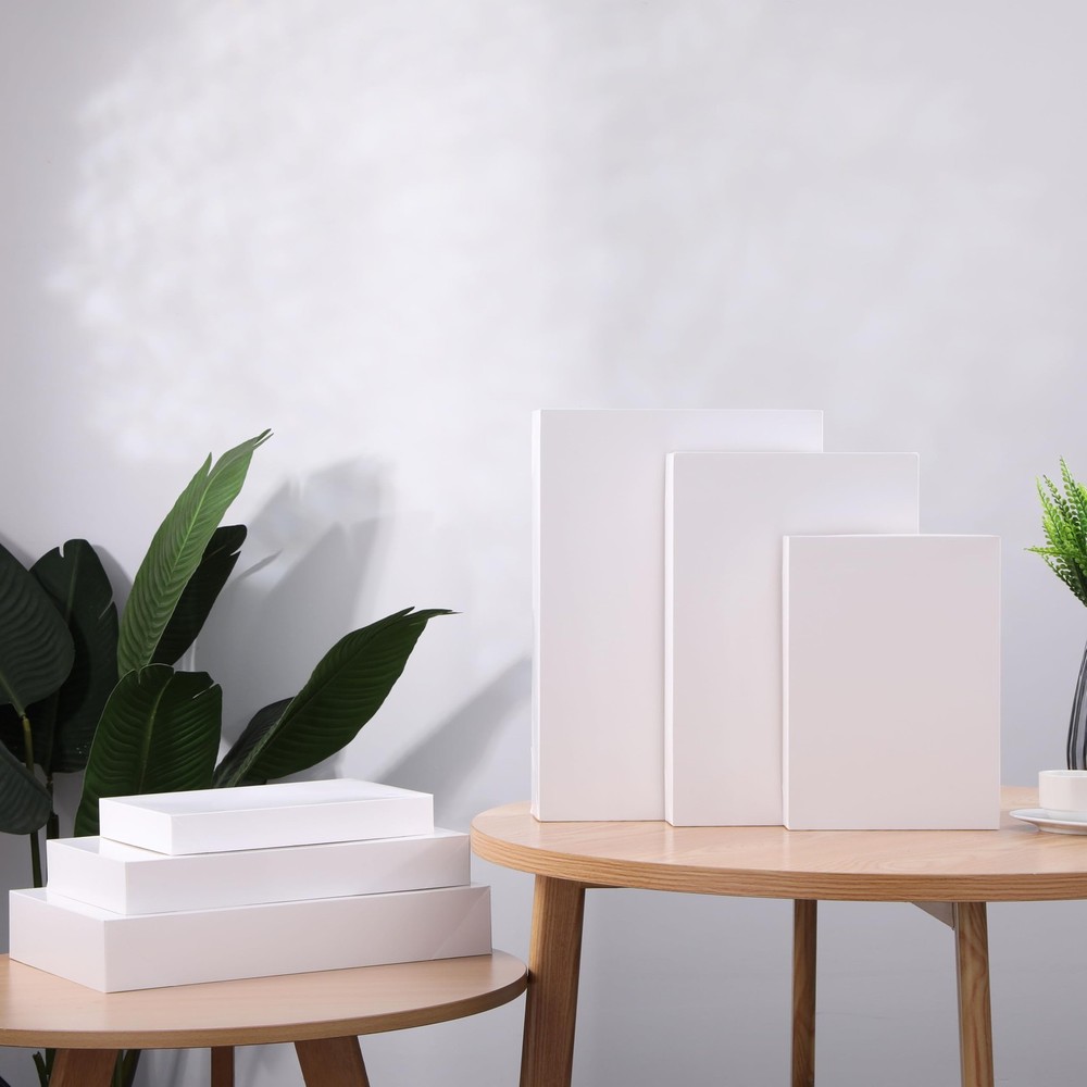 White Gift Boxes with Lids Assorted Sizes Present Packaging Storage 12 Pack
