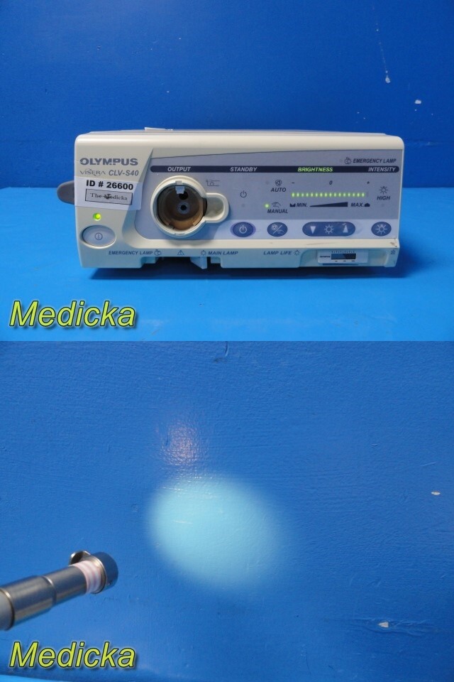 Olympus Visera CLV-S40 Xenon Light Source , MAIN LAMP NEEDS Replacement~ 26600