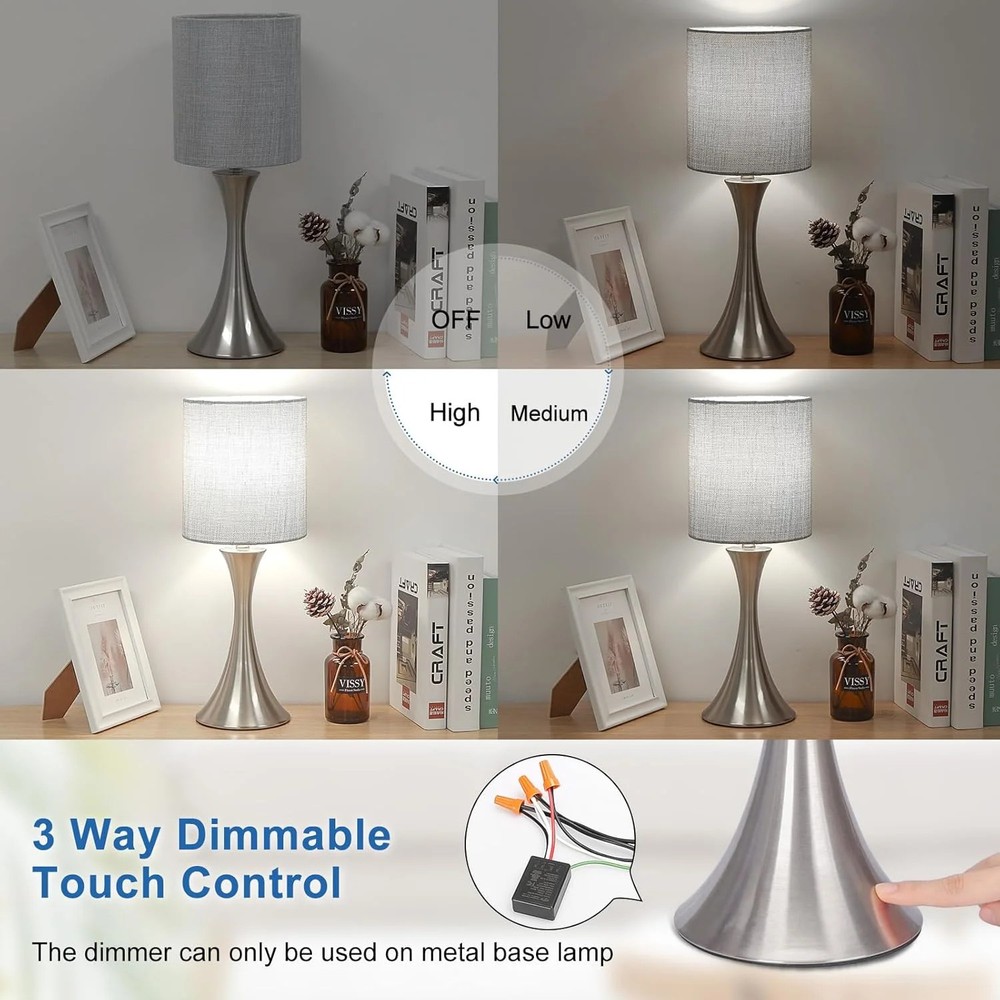 Touch Dimmer Switch 2 Pack, 3 Way Touch Control Modules, Replacement Sensor with