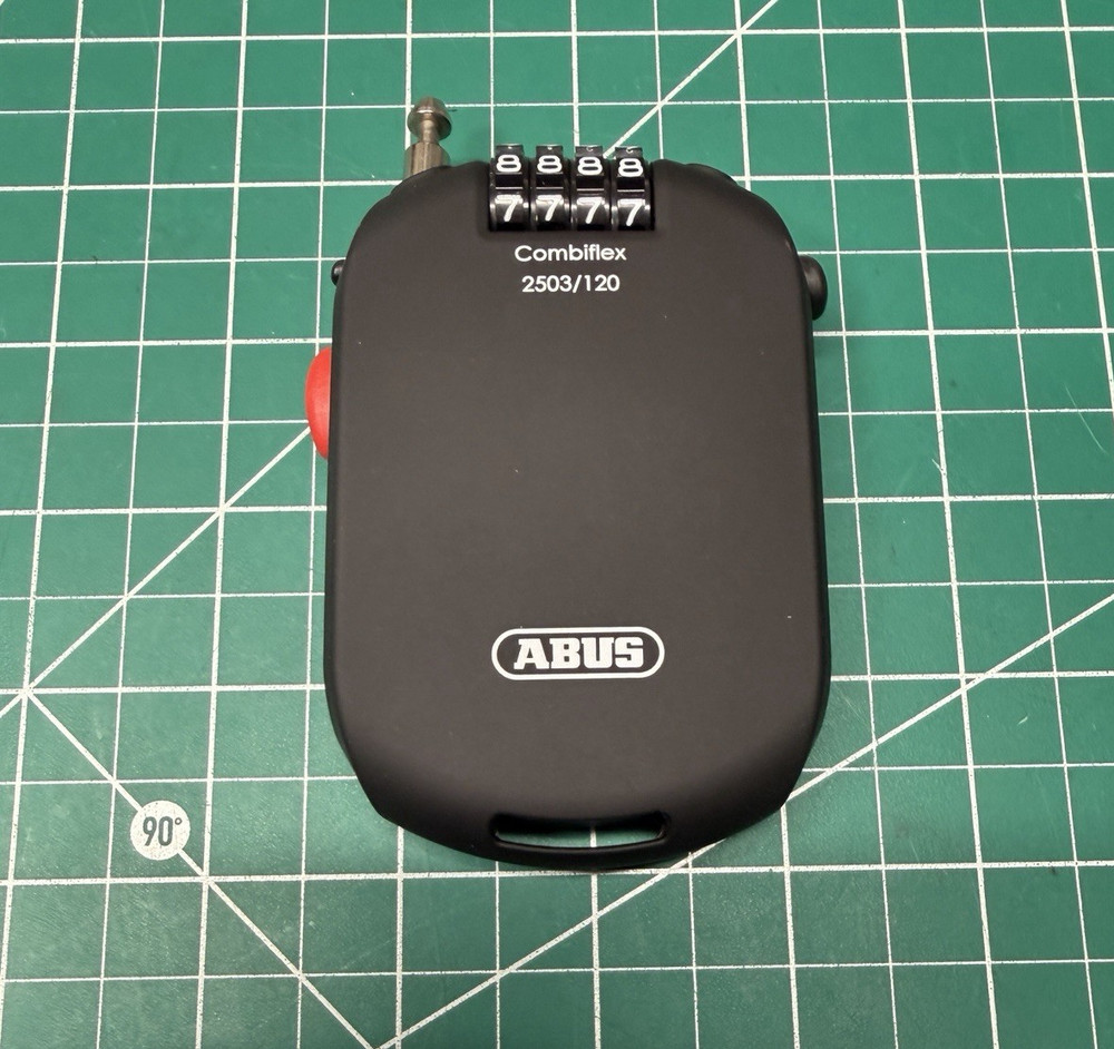 ABUS Combiflex 2503 120 cm Cable Lock, Black