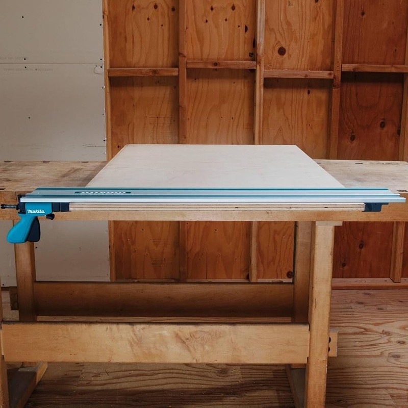 Guide Rail Clamp Tool Quick Install Push Stopper Wood Cutting Projects New