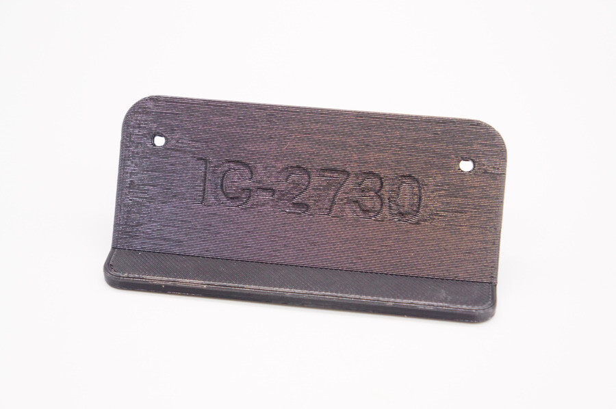 Custom Angled Desk Stand for Icom IC-2730 Control Panel