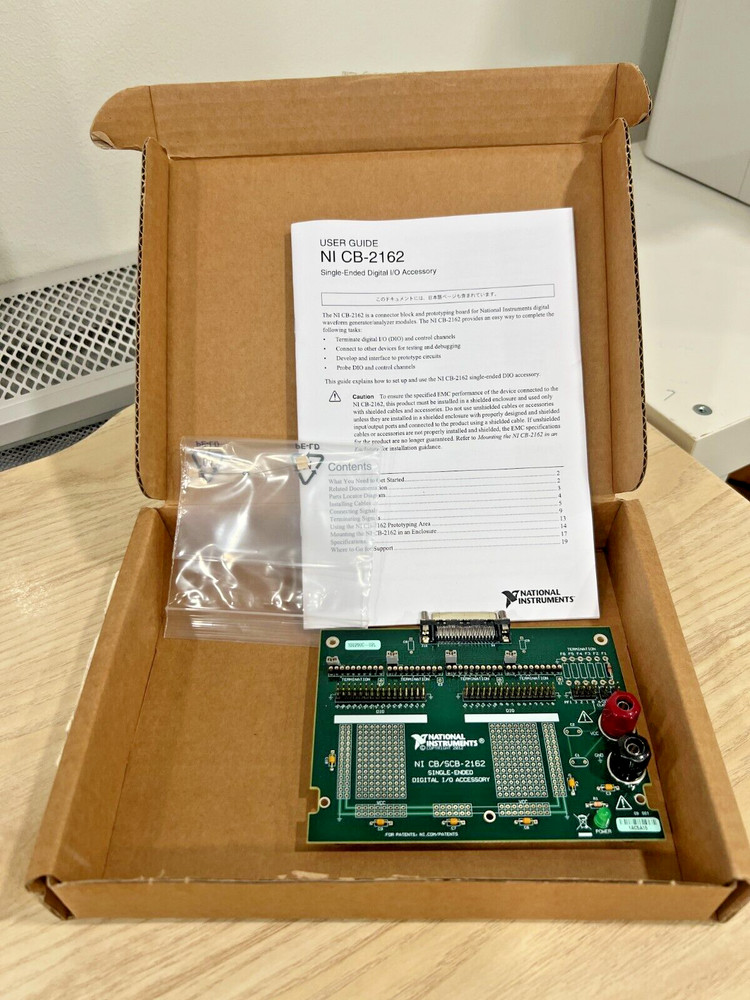NATIONAL INSTRUMENTS NI CB/SCB-2162 DIG I/O ASSESSORY
