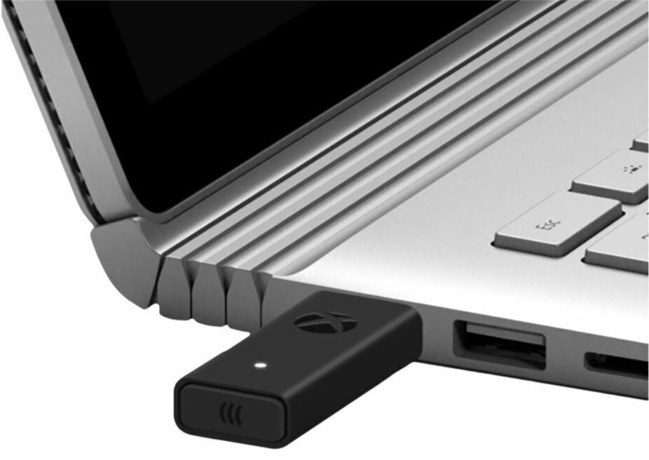 Official Wireless Xbox One Controller Adapter USB Receiver Microsoft Windows PC