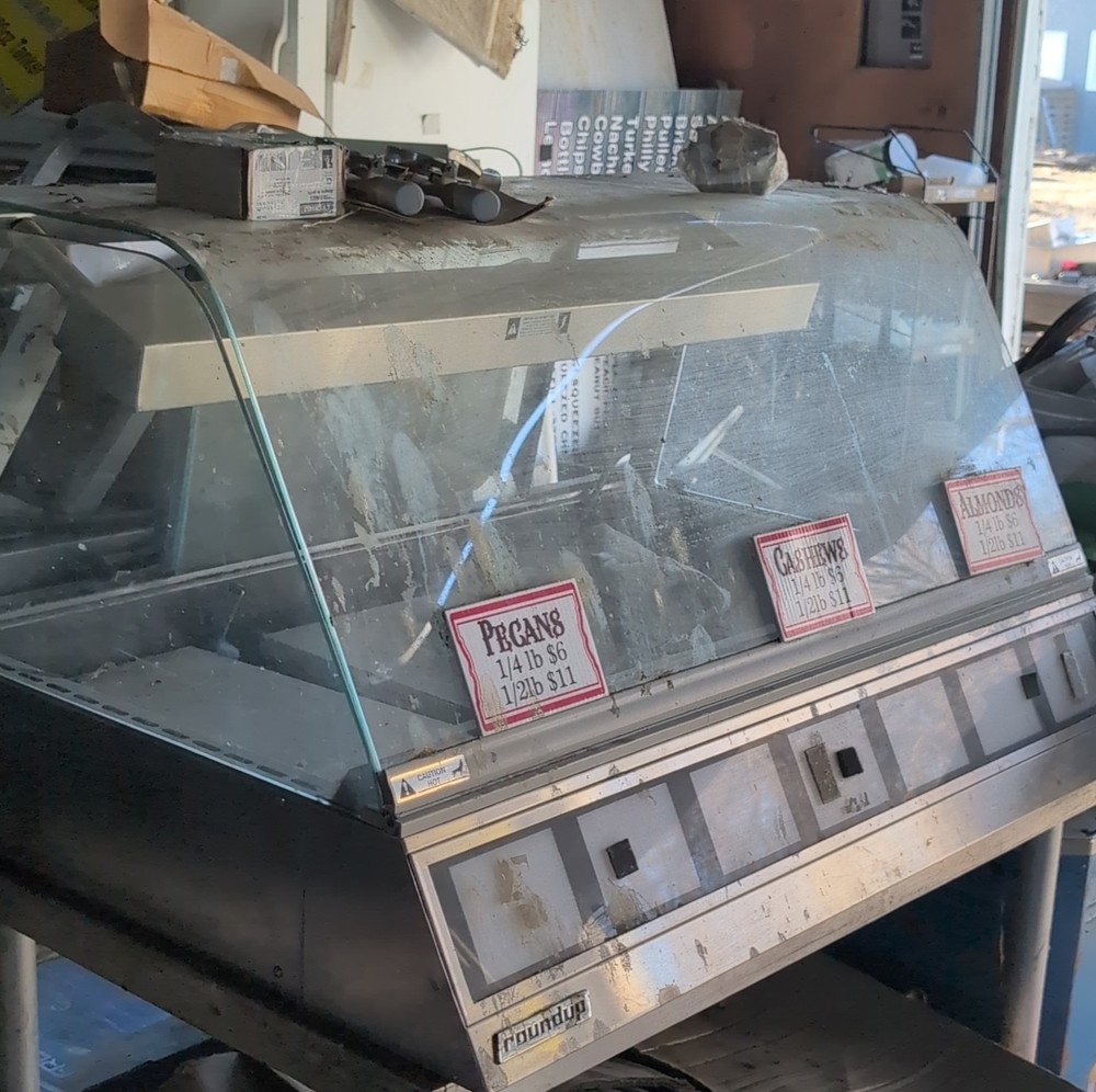 Groundup Curved Glass Floor Model Self Service Refrigerated Display Case