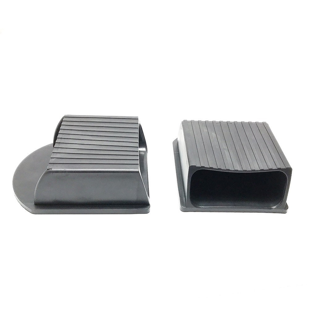 Easily Installed Set of 2 Rectangular Protective Rubbers for Gym Floors