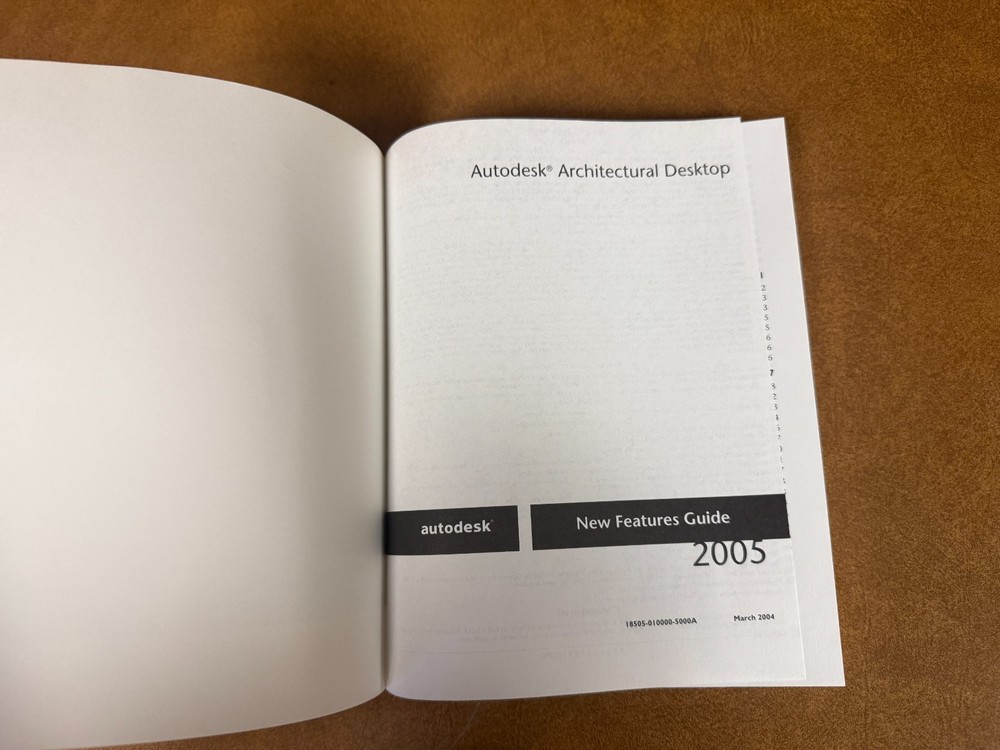 Autodesk 2005 Architectural Desktop Disc and New Features Guide