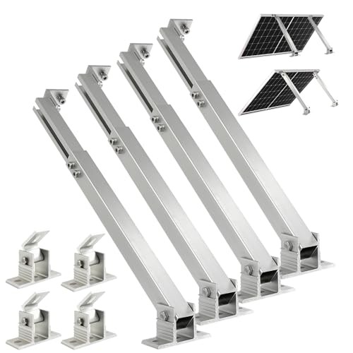 Solar Panel Mounting Brackets, 2 Sets Adjustable Solar 14-27in adjustable-2 set