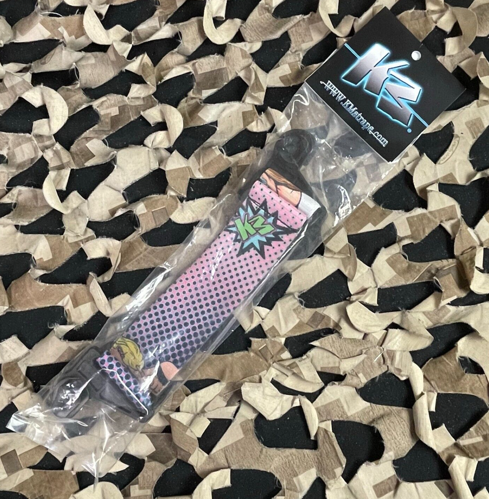 NEW KM Paintball EVS Goggle Strap - SE Pop Art