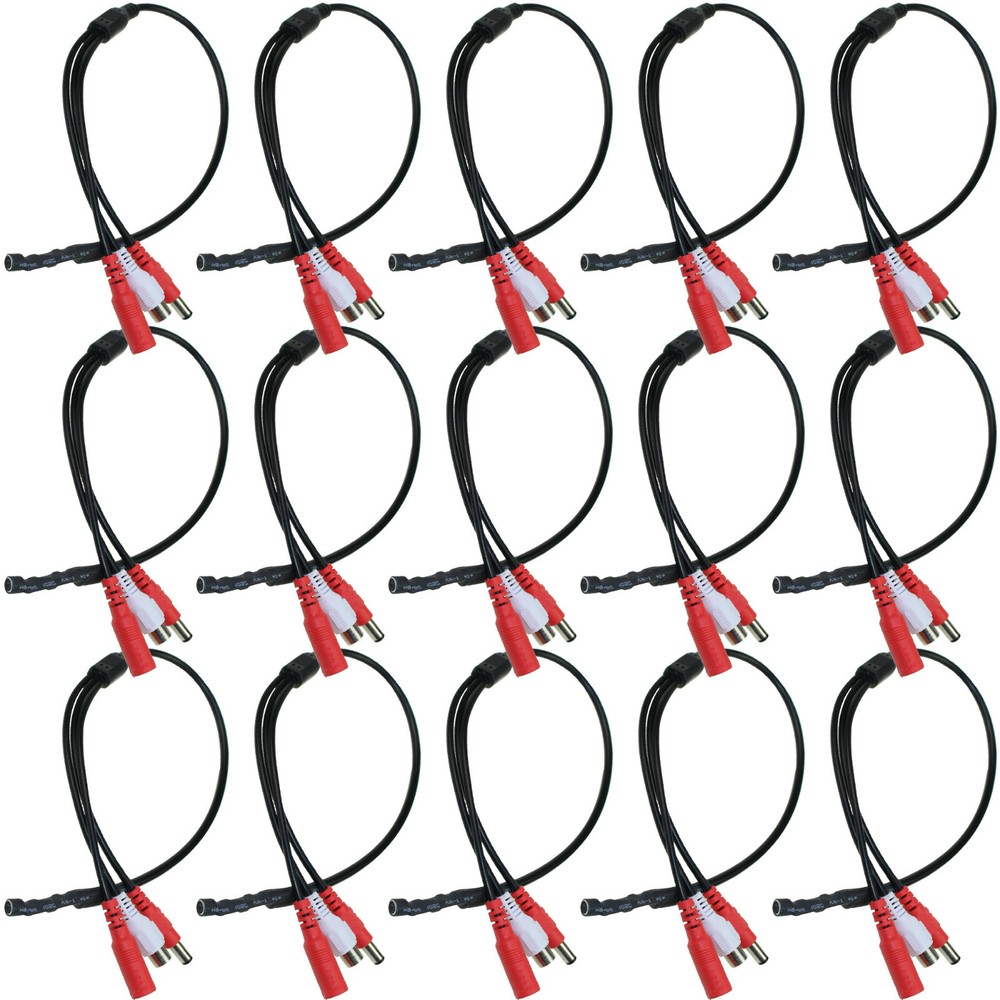 20 pack High Sensitive CCTV Microphone for Audio Surveillance Security Cameras