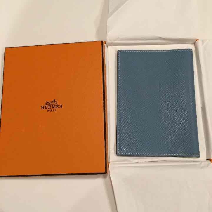 HERMES passport holder leather Used