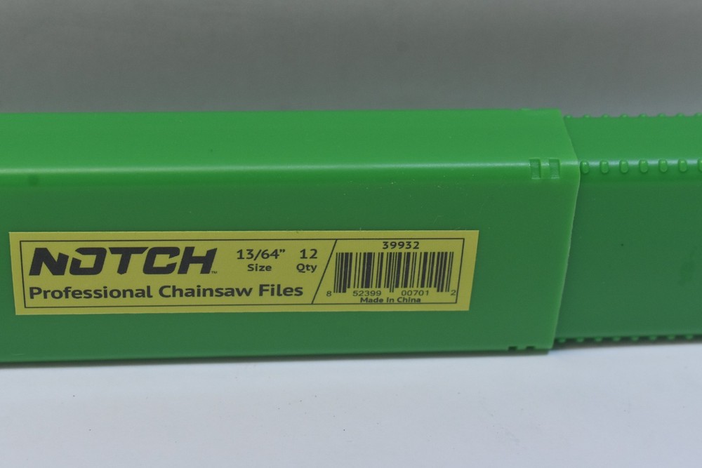 Notch Professional Chainsaw Files Size 13/64" 12 Pack 39932 Replacement Units