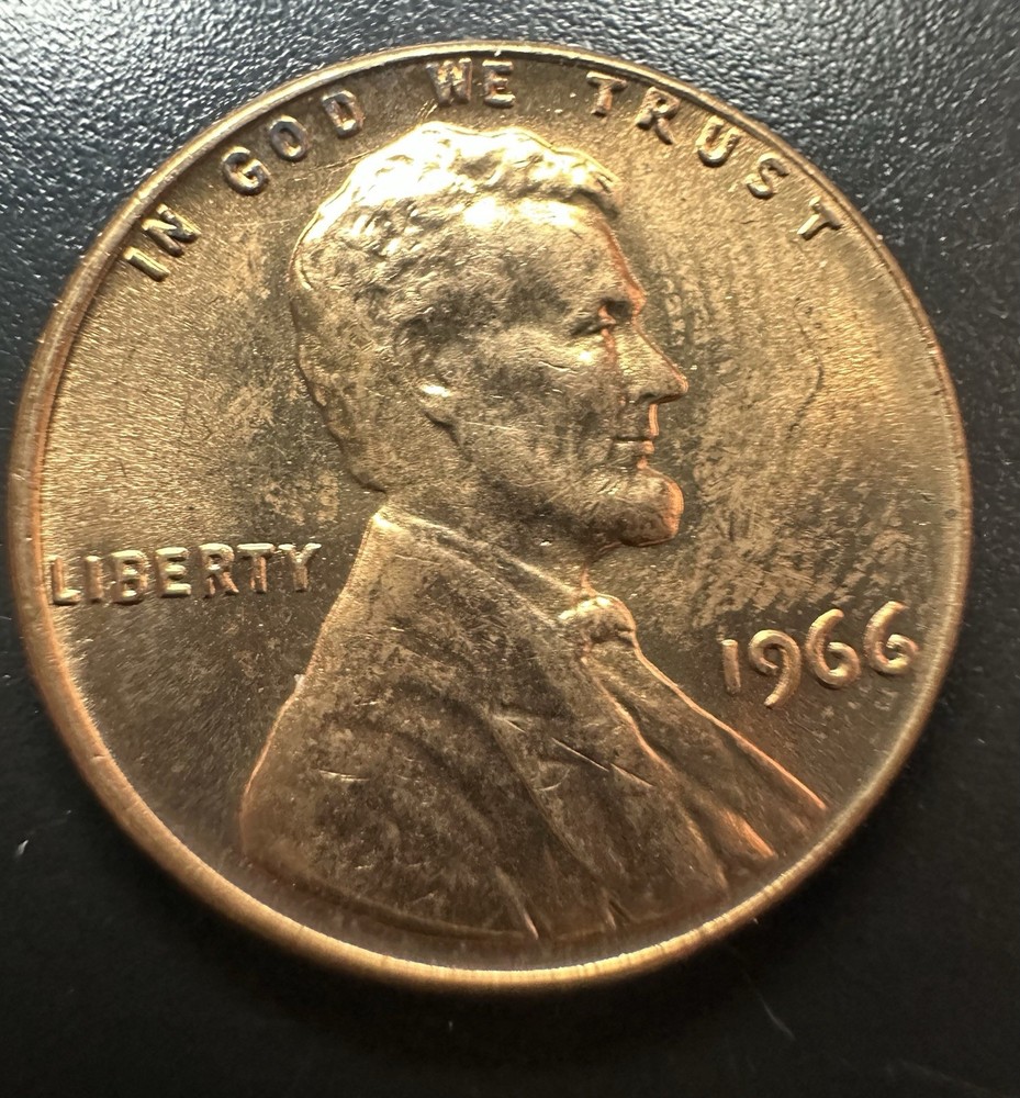 1966 Lincoln Cent Penny Raw -DDO- FS-101 A-335 Gem
