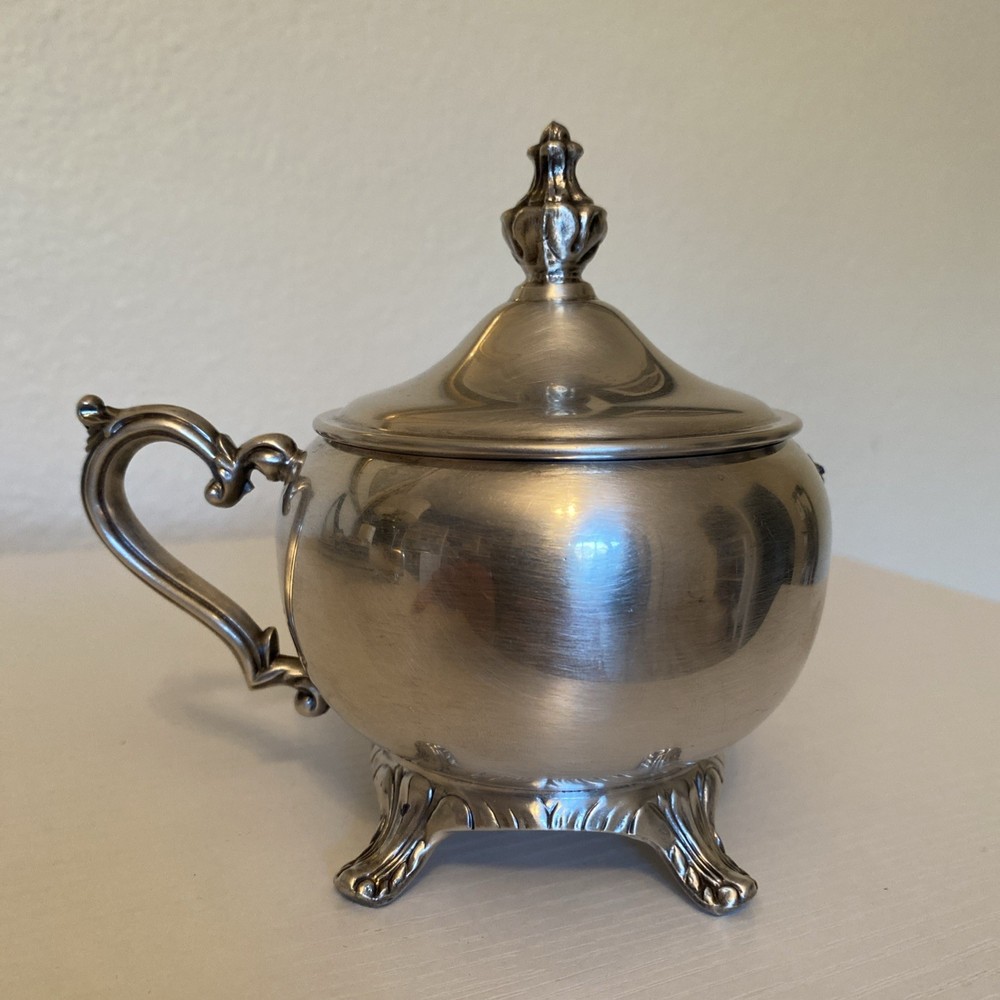 Vintage Silverplate Sugar & Creamer Set Footed – Replacement